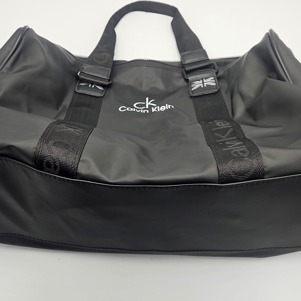 Calvin Klein Black Duffel Bag with Durable Design